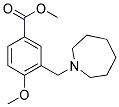 Methyl 3-(1-azepanylmethyl)-4-methoxybenzoate 结构式