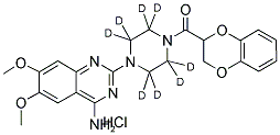DOXAZOSIN-D8 HCL (PIPERAZINE-D8) 结构式