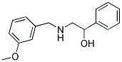 2-((3-METHOXYBENZYL)AMINO)-1-PHENYLETHANOL 结构式