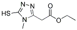 ETHYL (5-MERCAPTO-4-METHYL-4H-1,2,4-TRIAZOL-3-YL)ACETATE 结构式