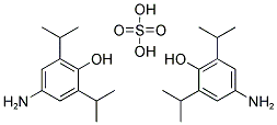 4-AMINO-2,6-DIISOPROPYL-PHENOLSULFATE SALT 结构式