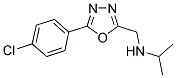 N-[[5-(4-CHLOROPHENYL)-1,3,4-OXADIAZOL-2-YL]METHYL]-N-ISOPROPYLAMINE 结构式