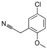 (5-CHLORO-2-METHOXYPHENYL)ACETONITRILE 结构式