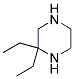 2,2-DIETHYL-PIPERAZINE 结构式
