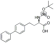 (R)-4-BIPHENYL-4-YL-2-TERT-BUTOXYCARBONYLAMINO-BUTYRIC ACID 结构式