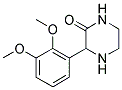 3-(2,3-DIMETHOXY-PHENYL)-PIPERAZIN-2-ONE 结构式