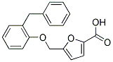 5-(2-BENZYL-PHENOXYMETHYL)-FURAN-2-CARBOXYLIC ACID 结构式