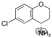 (S)-6-CHLORO-CHROMAN-4-YLAMINE 结构式