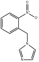 [(2-硝基苯基)甲基]咪唑 结构式