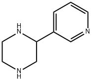 2-(吡啶-3-基)哌嗪 结构式