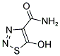 5-HYDROXY-1,2,3-THIADIAZOLE-4-CARBOXAMIDE 结构式