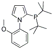 N-(2-METHOXYPHENYL)-2-(DI-T-BUTYLPHOSPHINO)PYRROLE 结构式