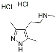 3,5-DIMETHYL-4-(N-METHYL-AMINOETHYL)-1H-PYRAZOLE DIHYDROCHLORIDE 结构式