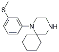 1-[3-(METHYLTHIO)PHENYL]-1,4-DIAZASPIRO[5.5]UNDECANE 结构式