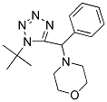 4-[(1-TERT-BUTYL-1H-TETRAZOL-5-YL)(PHENYL)METHYL]MORPHOLINE 结构式