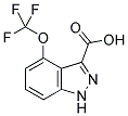 4-(TRIFLUOROMETHOXY)-3-INDAZOLE CARBOXYLIC ACID 结构式