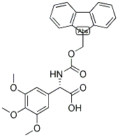 (S)-[(9H-FLUOREN-9-YLMETHOXYCARBONYLAMINO)]-(3,4,5-TRIMETHOXY-PHENYL)-ACETIC ACID 结构式
