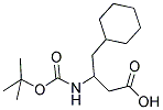3-TERT-BUTOXYCARBONYLAMINO-4-CYCLOHEXYLBUTYRIC ACID 结构式