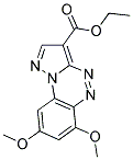 ETHYL 6,8-DIMETHOXYPYRAZOLO[5,1-C][1,2,4]BENZOTRIAZINE-3-CARBOXYLATE 结构式