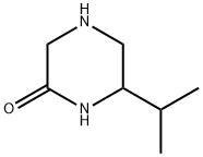 6-ISOPROPYL-PIPERAZIN-2-ONE 结构式