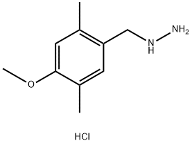 (4-METHOXY-2,5-DIMETHYLBENZYL)HYDRAZINE DIHYDROCHLORIDE 结构式