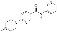 6-(4-METHYL-PIPERAZIN-1-YL)-N-PYRIDIN-3-YL-NICOTINAMIDE 结构式