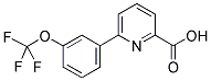 6-[3-(TRIFLUOROMETHOXY)PHENYL]PYRIDINE-2-CARBOXYLIC ACID 结构式