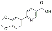 6-(3,4-DIMETHOXYPHENYL)NICOTINIC ACID 结构式