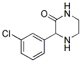 3-(3-CHLORO-PHENYL)-PIPERAZIN-2-ONE 结构式