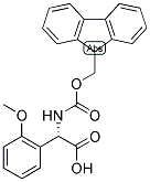 FMOC-S-2-甲氧基苯甘氨酸 结构式