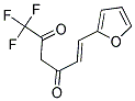 (5E)-1,1,1-TRIFLUORO-6-(2-FURYL)HEX-5-ENE-2,4-DIONE 结构式