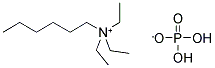 1-Hexyltriethyl-ammonium phosphate 结构式
