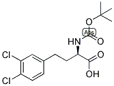 (R)-2-TERT-BUTOXYCARBONYLAMINO-4-(3,4-DICHLORO-PHENYL)-BUTYRIC ACID 结构式