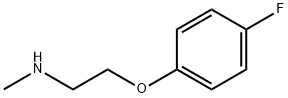 2-(4-FLUOROPHENOXY)-N-METHYL-1-ETHANAMINE 结构式