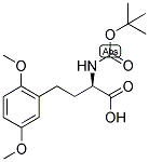 (R)-2-TERT-BUTOXYCARBONYLAMINO-4-(2,5-DIMETHOXY-PHENYL)-BUTYRIC ACID 结构式