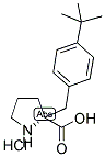 (R)-ALPHA-(4-TERT-BUTYL-BENZYL)-PROLINE-HCL 结构式