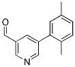 5-(2,5-DIMETHYLPHENYL)NICOTINALDEHYDE 结构式