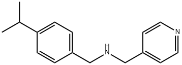 (4-ISOPROPYLBENZYL)(PYRIDIN-4-YLMETHYL)AMINE 结构式