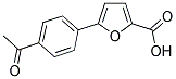 5-(4-ACETYLPHENYL)-2-FUROIC ACID 结构式