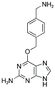 O6-[4-(AMINOMETHYL)BENZYL]GUANINE 结构式