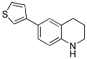 6-(3-Thienyl)-1,2,3,4-tetrahydroquinoline 结构式