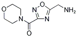([3-(MORPHOLIN-4-YLCARBONYL)-1,2,4-OXADIAZOL-5-YL]METHYL)AMINE 结构式