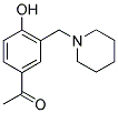 1-(4-HYDROXY-3-PIPERIDIN-1-YLMETHYL-PHENYL)-ETHANONE 结构式