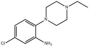 5-氯-2-(4-乙基哌嗪-1-基)苯胺 结构式