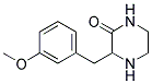 3-(3-METHOXY-BENZYL)-PIPERAZIN-2-ONE 结构式
