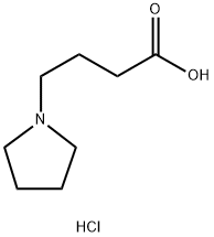 吡咯烷-1-丁酸盐酸盐 结构式