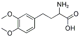 2-AMINO-4-(3,4-DIMETHOXY-PHENYL)-BUTYRIC ACID 结构式