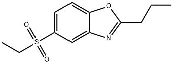 5-(Ethylsulfonyl)-2-propyl-1,3-benzoxazole 结构式