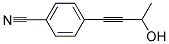 4-(3-HYDROXY-1-BUTYNYL)BENZONITRILE 结构式