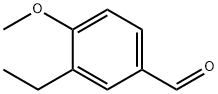 3-乙基-4-甲氧基苯甲醛 结构式